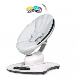 4moms® mamaRoo®4 電動嬰兒搖椅 - 灰色 ( 美國多間醫療機構使用! 人性科技 模擬母親搖擺嬰兒的動作與頻率 )