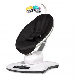 4moms® mamaRoo®4 電動嬰兒搖椅 - 黑色 ( 美國多間醫療機構使用! 人性科技 模擬母親搖擺嬰兒的動作與頻率 )