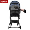 Aprica 日本 Magical Air Cushion Flat 嬰幼兒手推車（灰黑）適合0個月或以上 | 輕量車體4.0kg