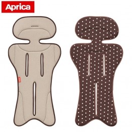 Aprica 日本 可機洗透氣型吸汗軟墊（點點棕）追加產品、不獨立銷售