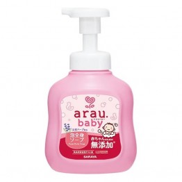 Arau baby 2合1沐浴洗髮泡泡 450ml (泵裝) ⭐日本製⭐