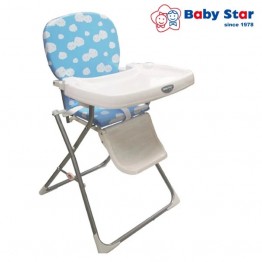 Baby Star 摺合餐椅 (可收摺, 方便收藏・適合6個月+)
