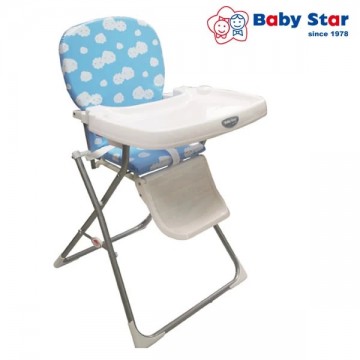 Baby Star 摺合餐椅 (可收摺, 方便收藏・適合6個月+)