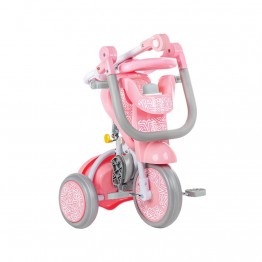 ⭐限時優惠⭐ Kids Star 1st Move 推控前圍三輪車- 甜美粉 | 台灣製造 | 可摺合, 易於收藏【代理配送#B】⭐RB會員低至$623⭐