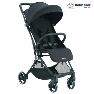 Baby Star Karbonz 碳纖維手推車 - 煙黑色 (新生兒至22公斤 | 附收納袋 [代理配送#B(免運費)]