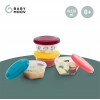 Babymoov 法國 Babybols 可重複書寫密封食物儲存碗 – 4個 x 120毫升(S碼)【代理配送#B】