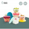 Babymoov 法國 Babybols 可重複書寫密封食物儲存碗 – 6個 x 180毫升(M碼)【代理配送#B】