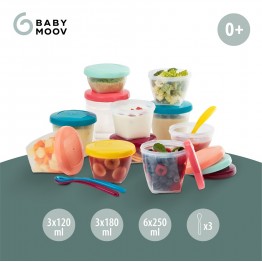 Babymoov 法國 Babybols 可重複書寫密封食物儲存碗套裝【代理配送#B】