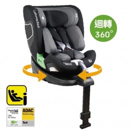 California Bear CocoonGrow360 全階段迴轉式汽車安全座椅 (炭黑) ISOFIX 輕易安裝 | 適合0-12歲 ⭐代理配送#A(滿$1,700免運費)⭐