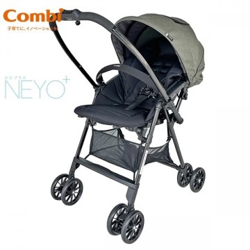 Combi 日本 Neyo Plus 嬰兒手推車－橄欖綠 | 初生~約48個月 | 僅4.8kgs | 53cm高座位設計【代理配送#A(免運費)】⭐RB會員低至$2,440⭐