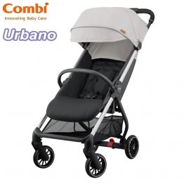 Combi 日本 Urbano 自動收摺嬰兒手推車（灰色）⭐NEW⭐ 適合0-36個月 | Auto-fold自動收車 | 可攜上機