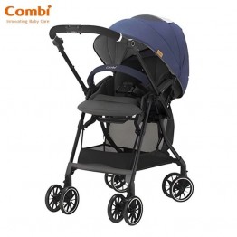 Combi 日本 Sugocal Alpha Compact 全自動四輪轉向嬰兒手推車 - 深藍 | 初生~約4歲 | 輕量5.3kg【代理配送#A(免運費)】⭐RB會員低至$3,366⭐