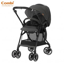 Combi 日本 Sugocal Alpha Compact 全自動四輪轉向嬰兒手推車 - 深灰 | 初生~約4歲 | 輕量5.3kg【代理配送#A(免運費)】⭐RB會員低至$3,366⭐