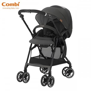 Combi 日本 Sugocal Alpha Compact 全自動四輪轉向嬰兒手推車 - 深灰 | 初生~約4歲 | 輕量5.3kg【代理配送#A(免運費)】⭐RB會員低至$3,366⭐
