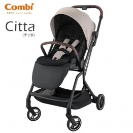 Combi 日本 Citta 自動收摺輕量雙向手推車－卡其色 | 適合1至48個月 | 雙向型一秒自動收車【代理配送#A(免運費)】⭐RB會員低至$3,564⭐