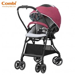 Combi 日本 Sugocal Light 全自動四輪轉向嬰兒手推車－莓果紅 | 初生~約3歲 | 僅4.7kgs【代理配送#A(免運費)】⭐RB會員低至$3,029⭐