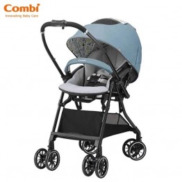Combi 日本 Sugocal Light 全自動四輪轉向嬰兒手推車（青空藍）適合初生至約3歲 | 僅4.7kgs