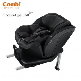 Combi 日本 CrossAge 360 ISOFIX 成長型汽車安全座椅－黑色 | 適合約0-10歲 | 360度旋轉座椅【代理配送#A(免運費)】⭐RB會員低至$3,618⭐