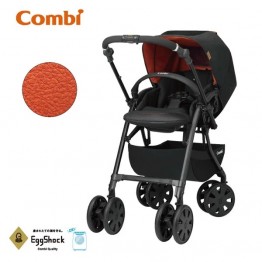 Combi 日本 CrossGo 全自動四輪轉向嬰兒手推車（黑色）適合：初生~約3歲 | 車重6.7kgs