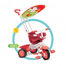⭐限時SALE⭐ Fisher-Price 美國 Classic Plus 幼童3合1三輪車- 可愛牛牛紅 | 適合12個月至3歲【代理配送#B(免運費)】