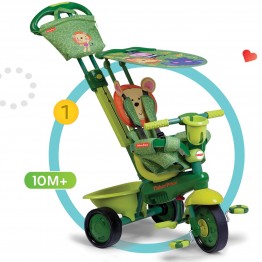 ⭐限時SALE⭐ Fisher-Price 美國 Royal 嬰幼3合1三輪車 - 可愛獅子綠 | 適合10個月至3歲【代理配送#B(免運費)】