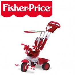 ⭐限時SALE⭐ Fisher-Price 美國 Royal 嬰幼3合1三輪車 - 可愛牛牛紅 | 適合10個月至3歲【代理配送#B(免運費)】