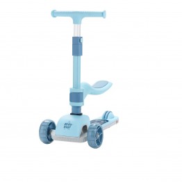 ⭐SALE⭐ Kids Star Flex-Move 2合1滑板車 ( 藍色 / 機械人 )  閃光輪胎 | 4段高度調整