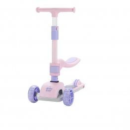 ⭐限時優惠⭐ Kids Star Flex-Move 2合1滑板車 (粉紅色 / 獨角獸) 閃光輪胎 | 4段高度調整【代理配送#B】⭐RB會員低至$495⭐