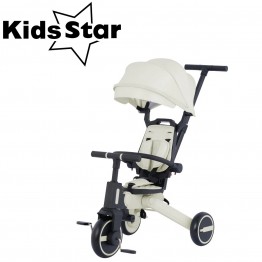 ⭐限時SALE⭐ Kids Star RIDER+ 7 in 1 摺合三輪車－沙色 | 適合10個月至5歲 [代理配送#B(免運費)]