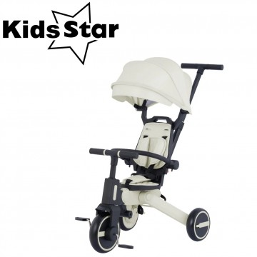 ⭐限時SALE⭐ Kids Star RIDER+ 7 in 1 摺合三輪車－沙色 | 適合10個月至5歲 [代理配送#B(免運費)]