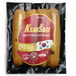 Kpride 韓國 自然豬肉腸 240g (辣味) 外層脆薄腸衣 + 韓國天然豬肉！
