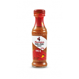 Nando's 英國 香辣 辣椒醬 125ml (HOT) 選用非洲南部特有鳥眼椒、香辣口味別具風味刺激你的味蕾！