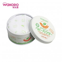 Wakodo 和光堂 嬰兒用 植物性爽身粉 120g (連粉撲) ⭐日本本土熱賣！⭐