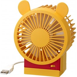 日本直送 Rhythm x 小熊維尼 Winnie the Pooh 桌上型USB電風扇 (超省電，2段風量調節，2段角度調節)