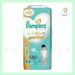 Pampers ICHIBAN 尿片 大碼 L 48枚 (9~14kg) 日本版<新>增量裝 ⭐原箱優惠 x3包裝，低至$120/包（$2.50/片）⭐