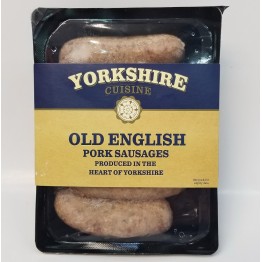 Yorkshire Cuisine 英國 古英式 豬肉腸 (6條裝, 400g) 採用優質豬肉製造 | 供應英國餐廳及飯店！