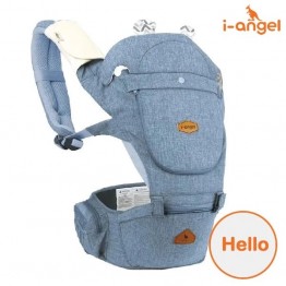 i-angel 韓國 2合1 Hello 四季型腰櫈揹帶 ( 淺藍 ) 原裝行貨 | 適合3個月以上【代理配送#B(免運費)】⭐RB會員低至$1,336⭐