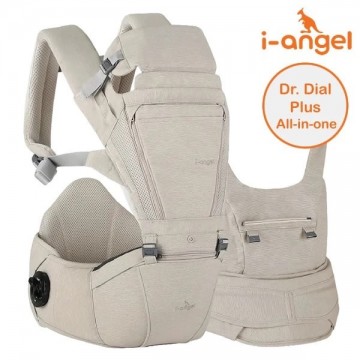 I-Angel 韓國 Dr. Dial Plus All-in-one 腰櫈揹帶 ( 奶油米 ) 原裝行貨 | 適合1-36個月【代理配送#B(免運費)】⭐RB會員低至$2,178⭐