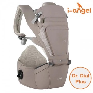 I-Angel 韓國 Dr. Dial Plus 2合1 腰櫈揹帶 ( 拿鐵啡 ) 原裝行貨 | 適合3-36個月