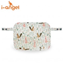 i-angel 韓國 有機多功能口水布 - 白色花園 ⭐韓國製造⭐【代理配送#B】